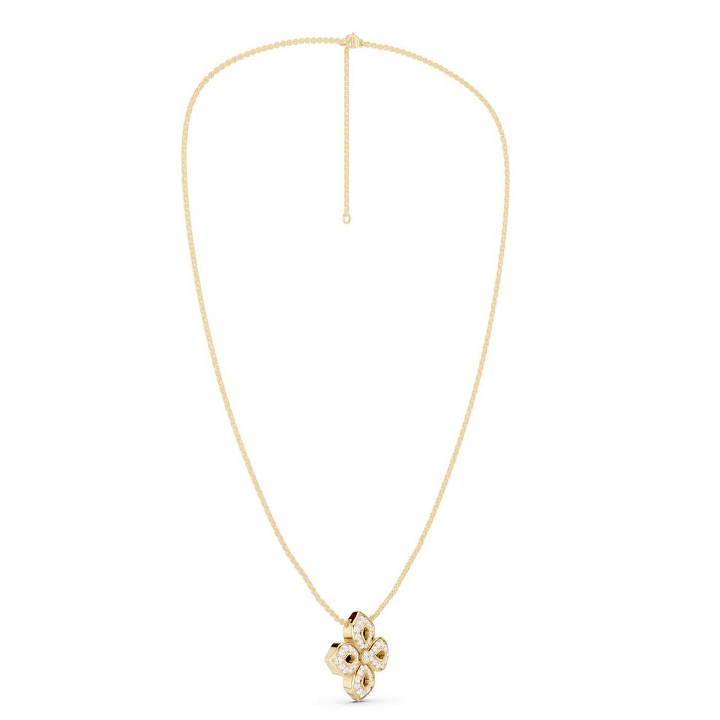 La Fleur Luxe Silhouette Pendant Necklace