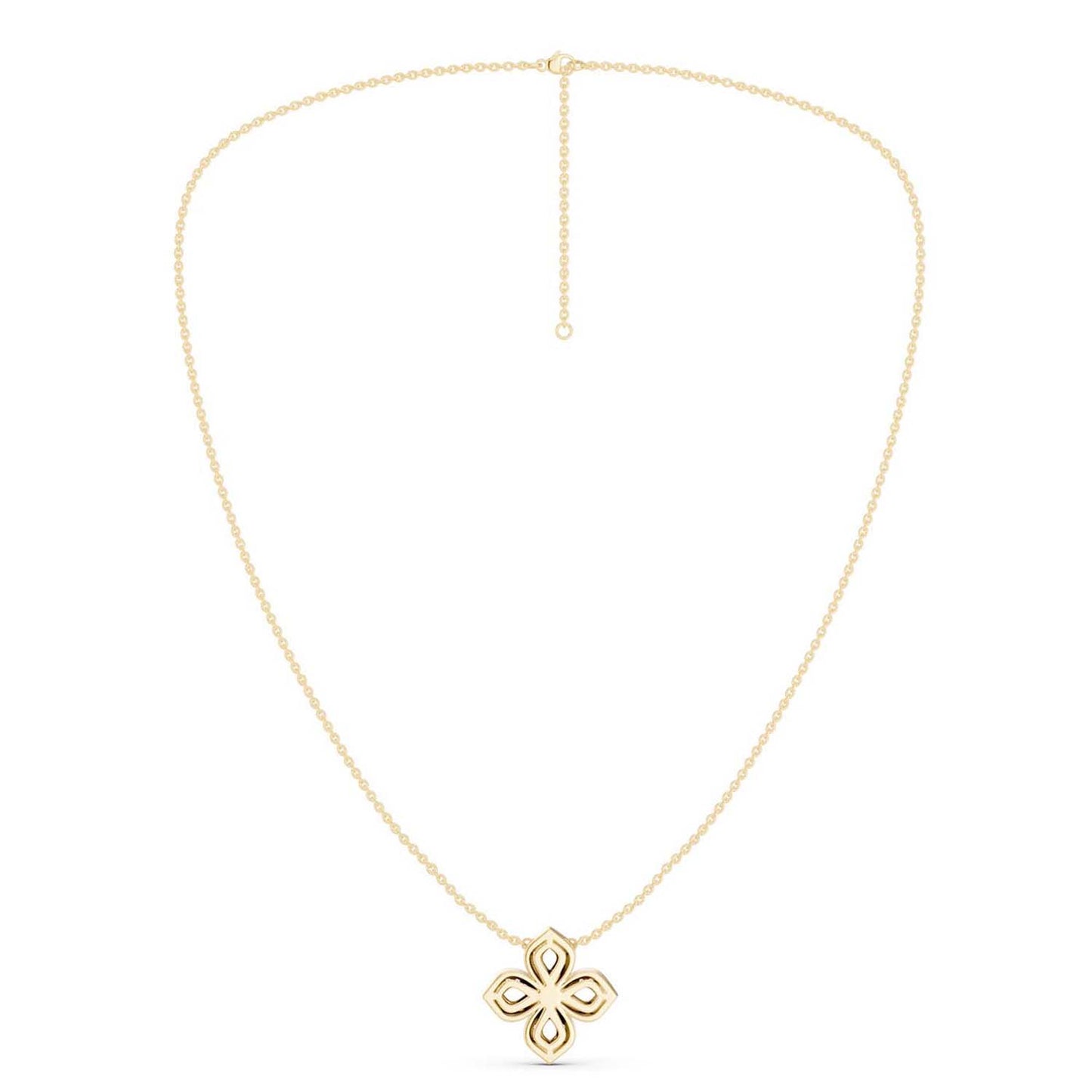 La Fleur Luxe Silhouette Pendant Necklace