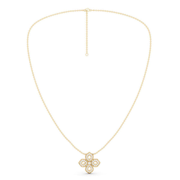 La Fleur Luxe Silhouette Pendant Necklace