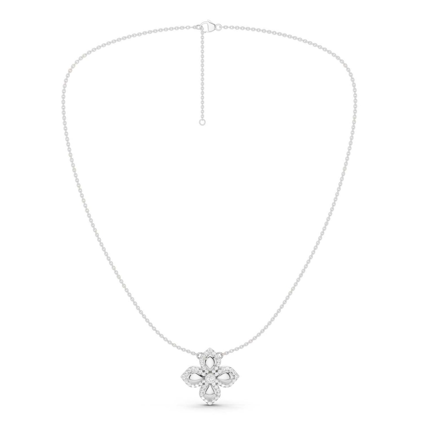 La Fleur Luxe Contour Pendant Necklace