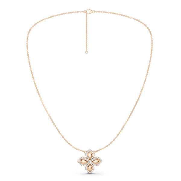 La Fleur Luxe Contour Pendant Necklace