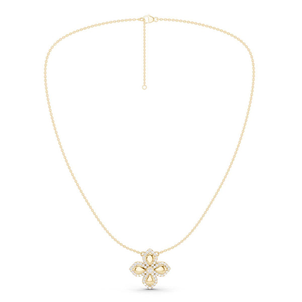 La Fleur Luxe Contour Pendant Necklace