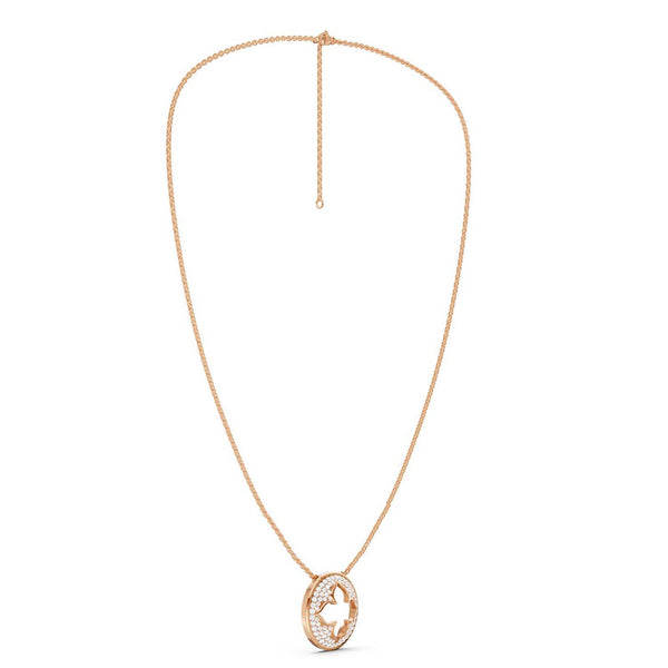 La Fleur Luxe Groove Pendant Necklace