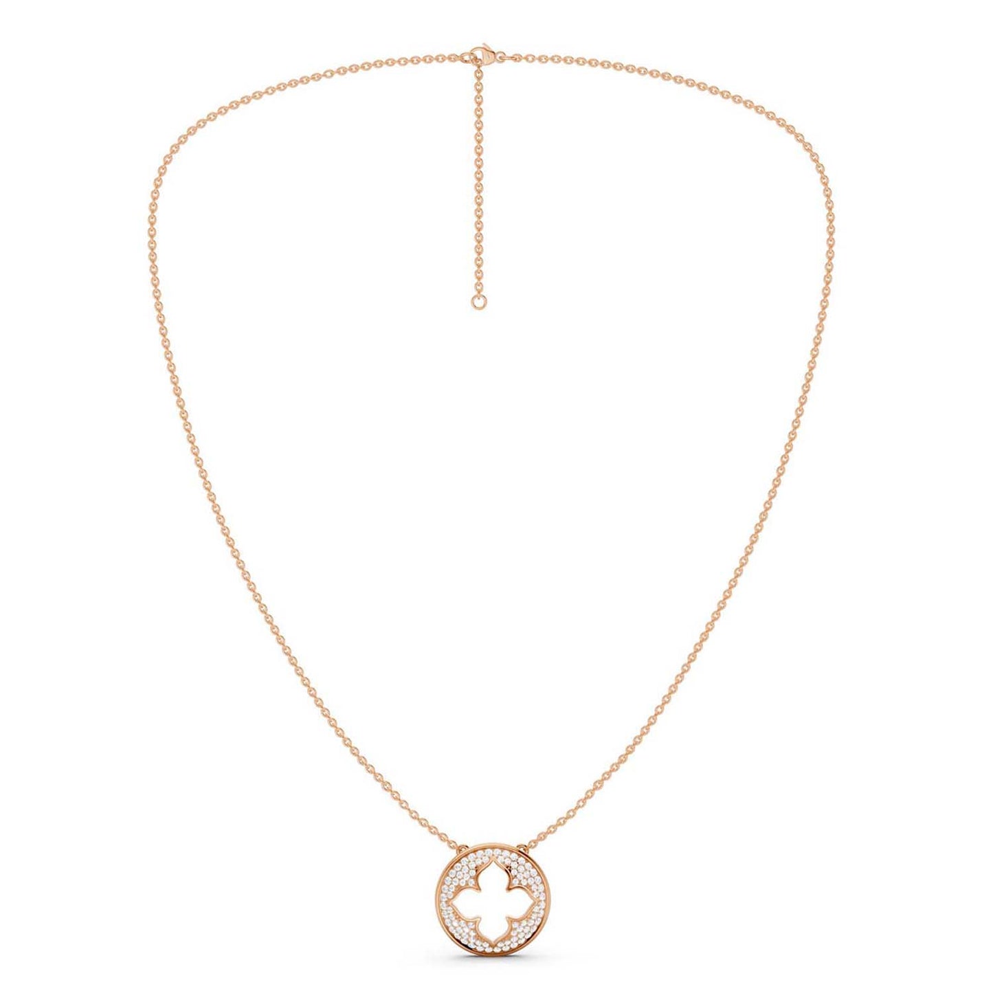 La Fleur Luxe Groove Pendant Necklace