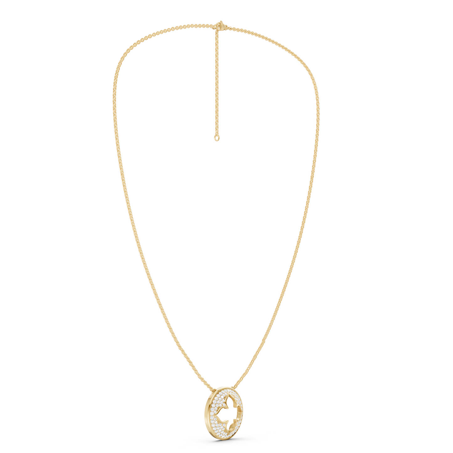 La Fleur Luxe Groove Pendant Necklace