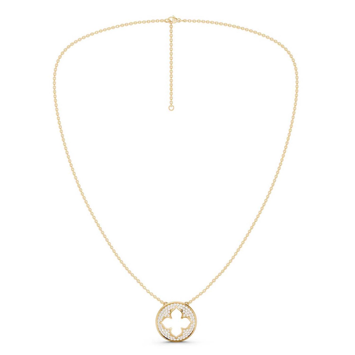 La Fleur Luxe Groove Pendant Necklace
