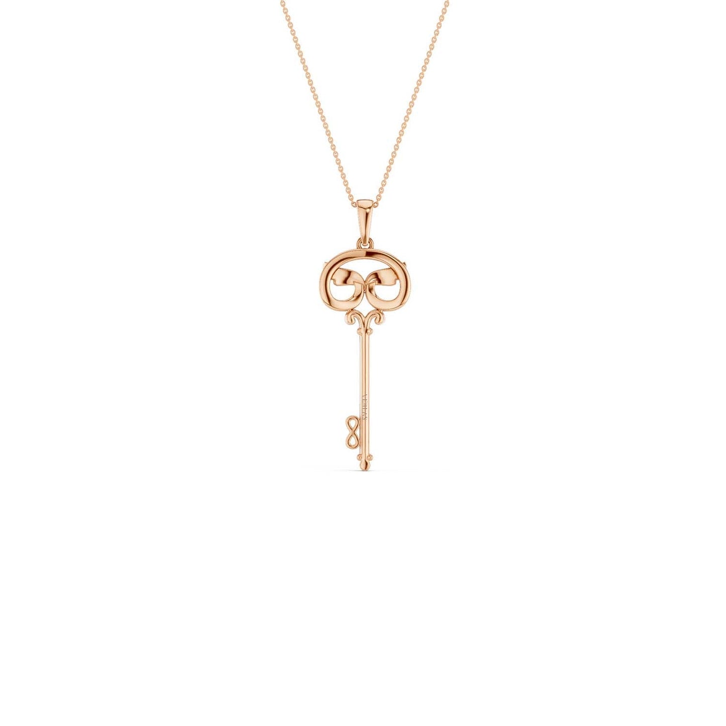 Angel Wings Key Pendant