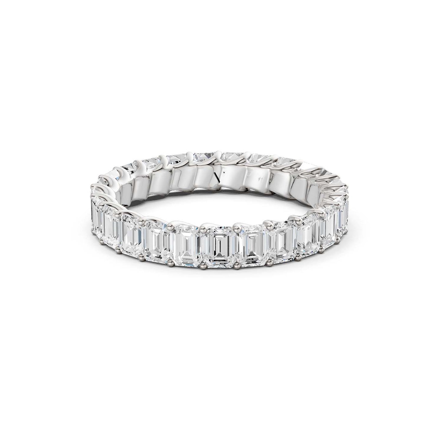 Classic Emerald Eternity Band