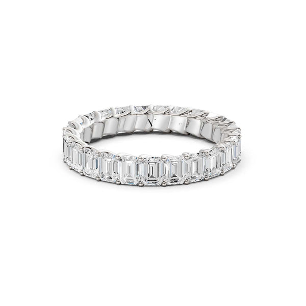 Classic Emerald Eternity Band