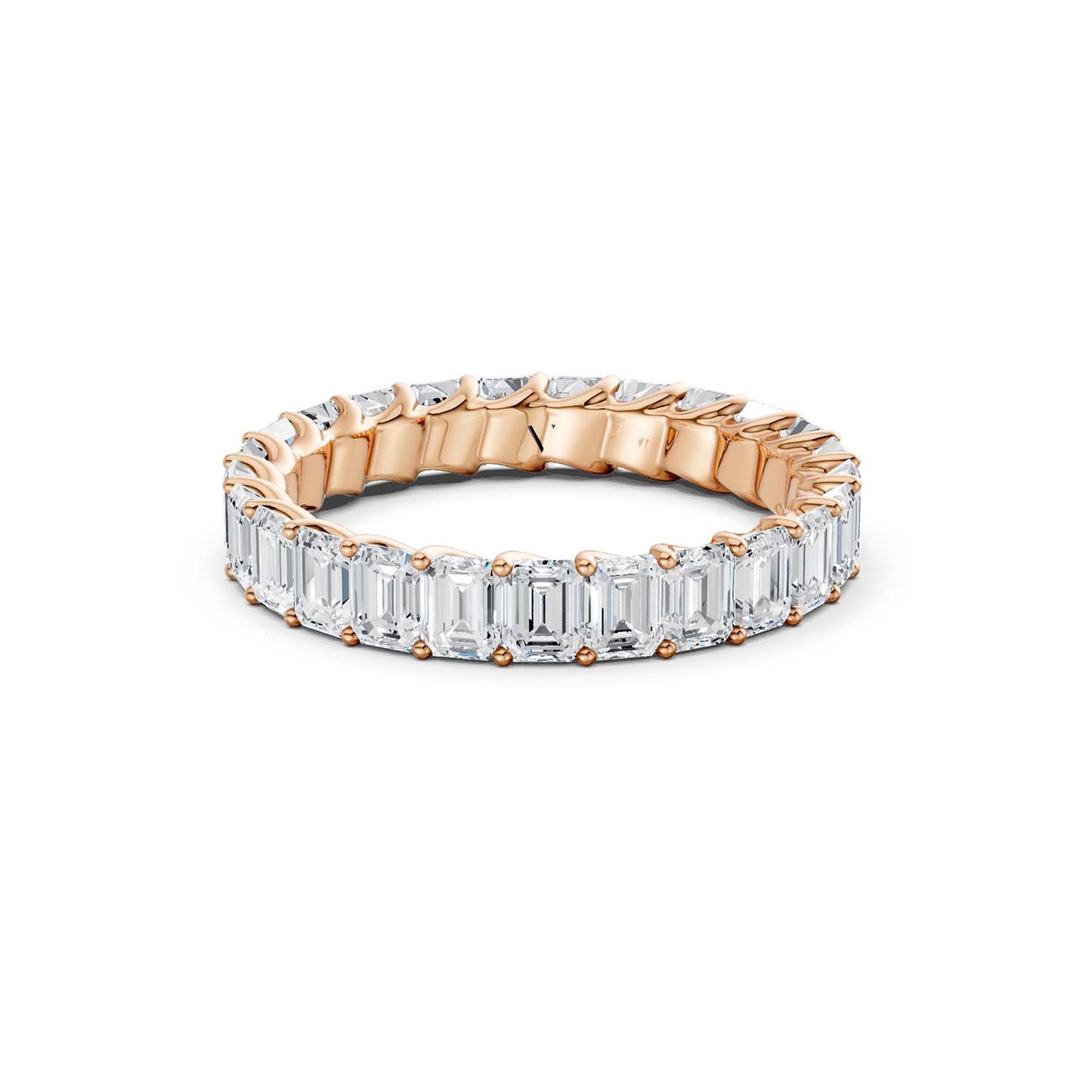 Classic Emerald Eternity Band