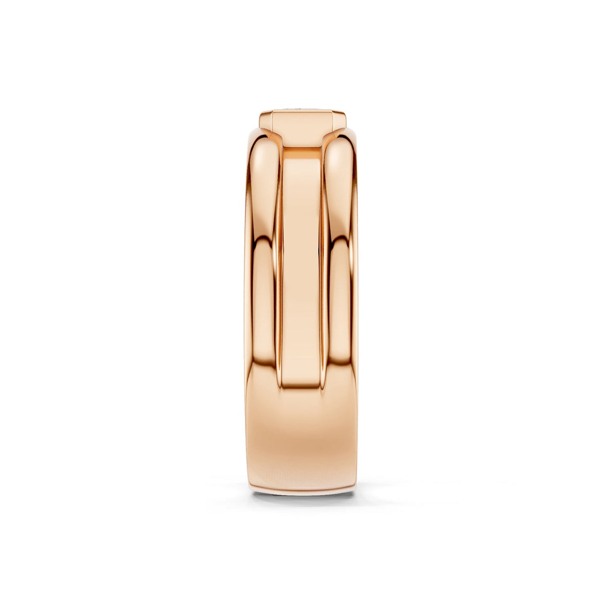 Emerald-Cut Encompassing Band