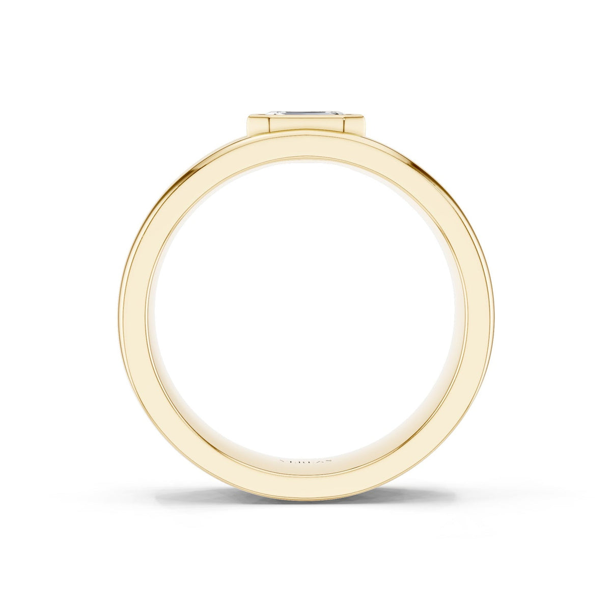 Emerald-Cut Encompassing Band