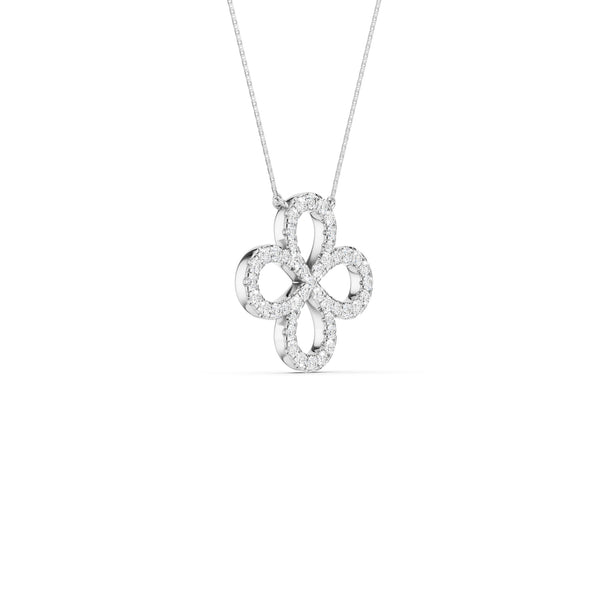 Clover-Infinity Pendant Necklace