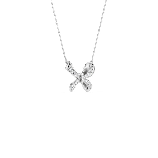 Ribbon Butterfly Necklace