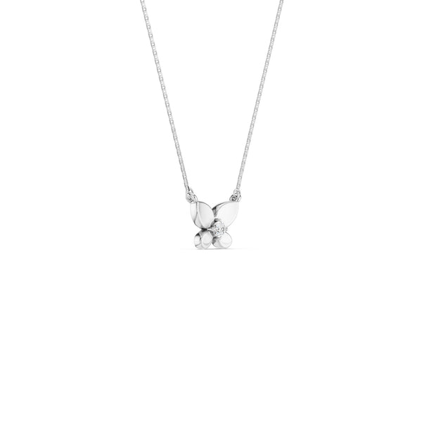 Butterfly Solitaire Necklace