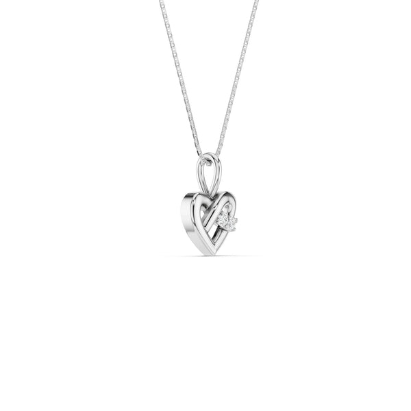Interwoven Heart Pendant