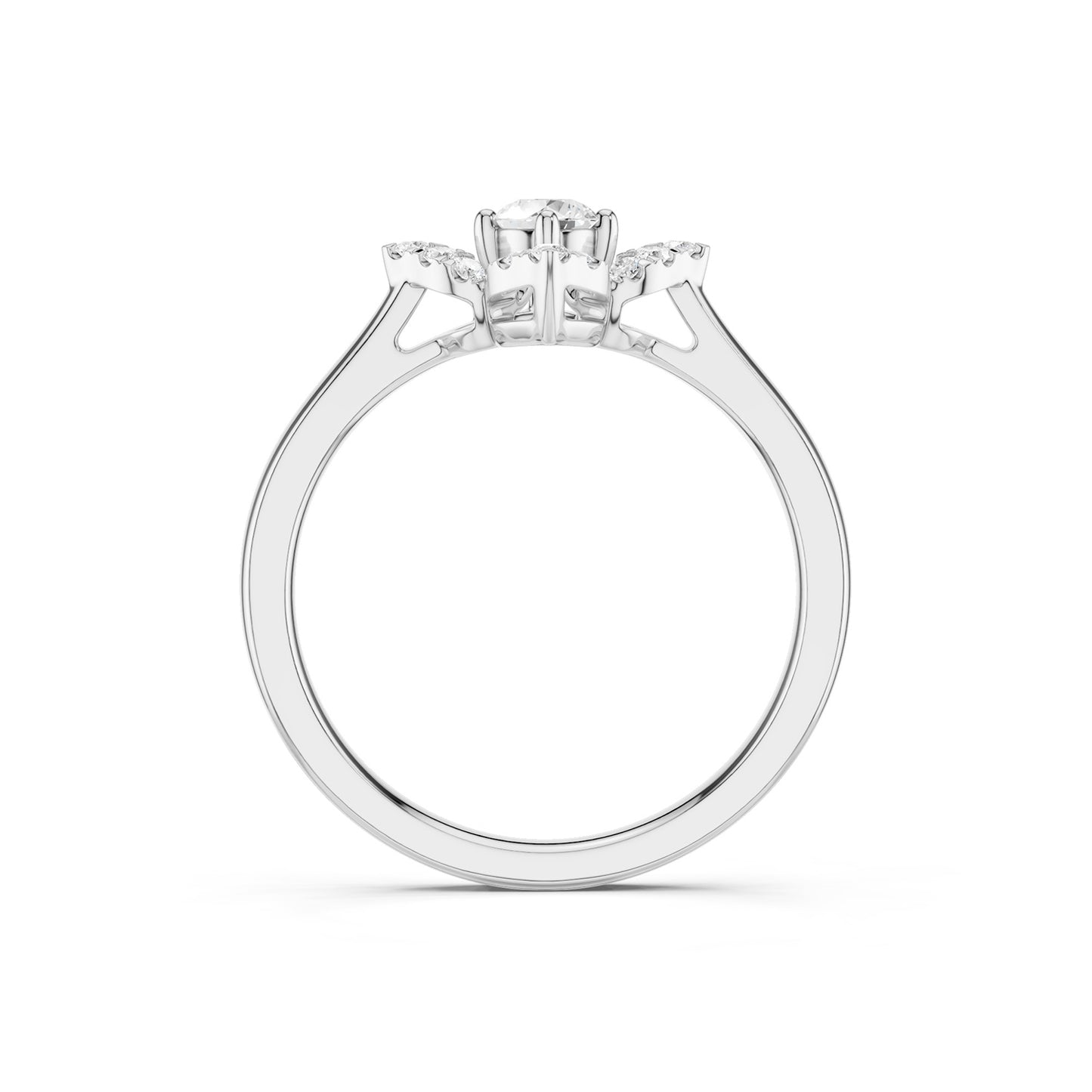 Floral Halo Ring