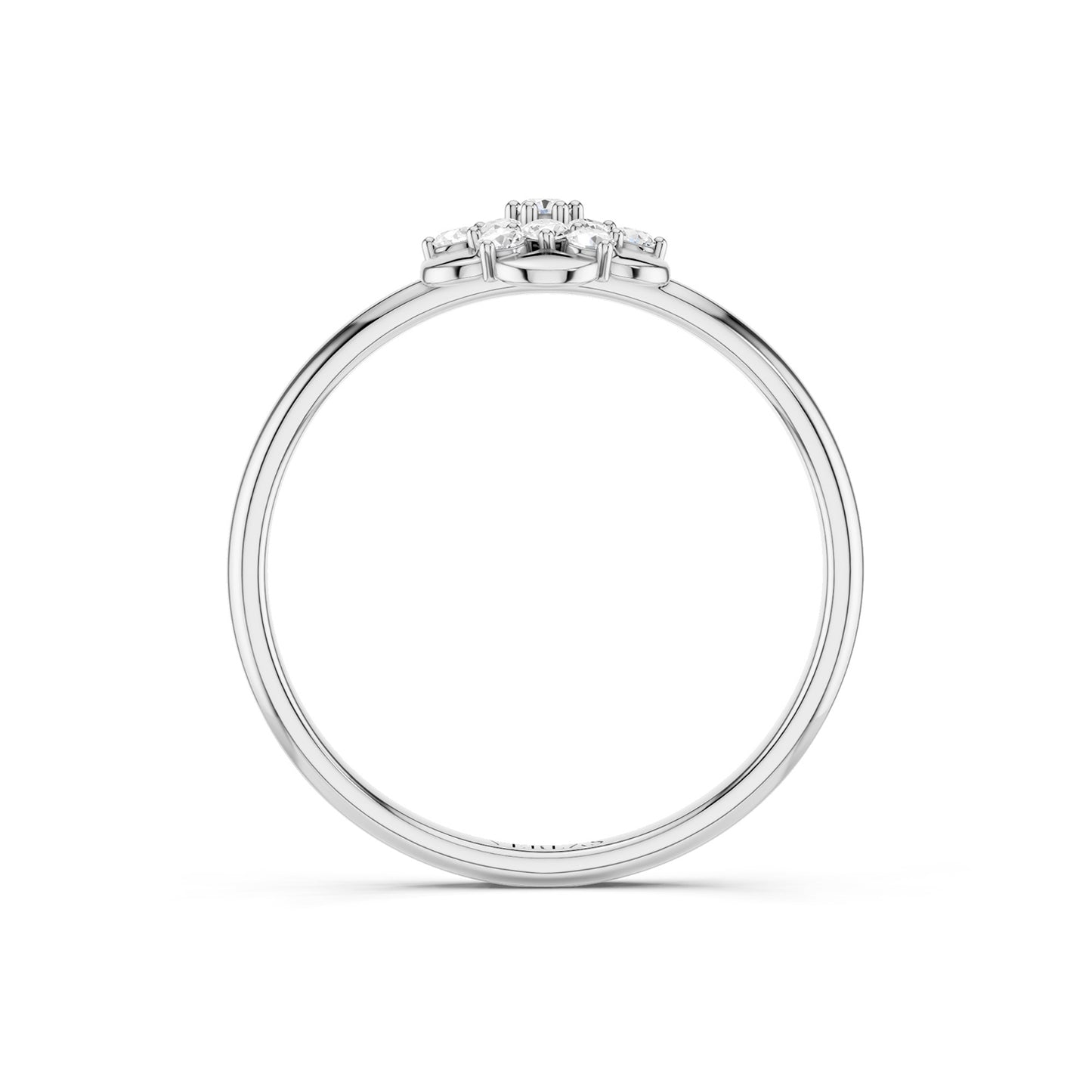 Blooming Floral Cluster Ring