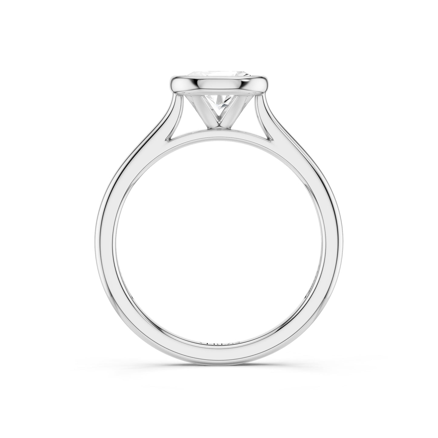 Oval East-West Bezel Ring