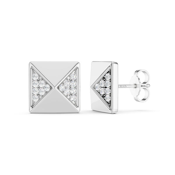Zenyth Pyramid Diamond Studs