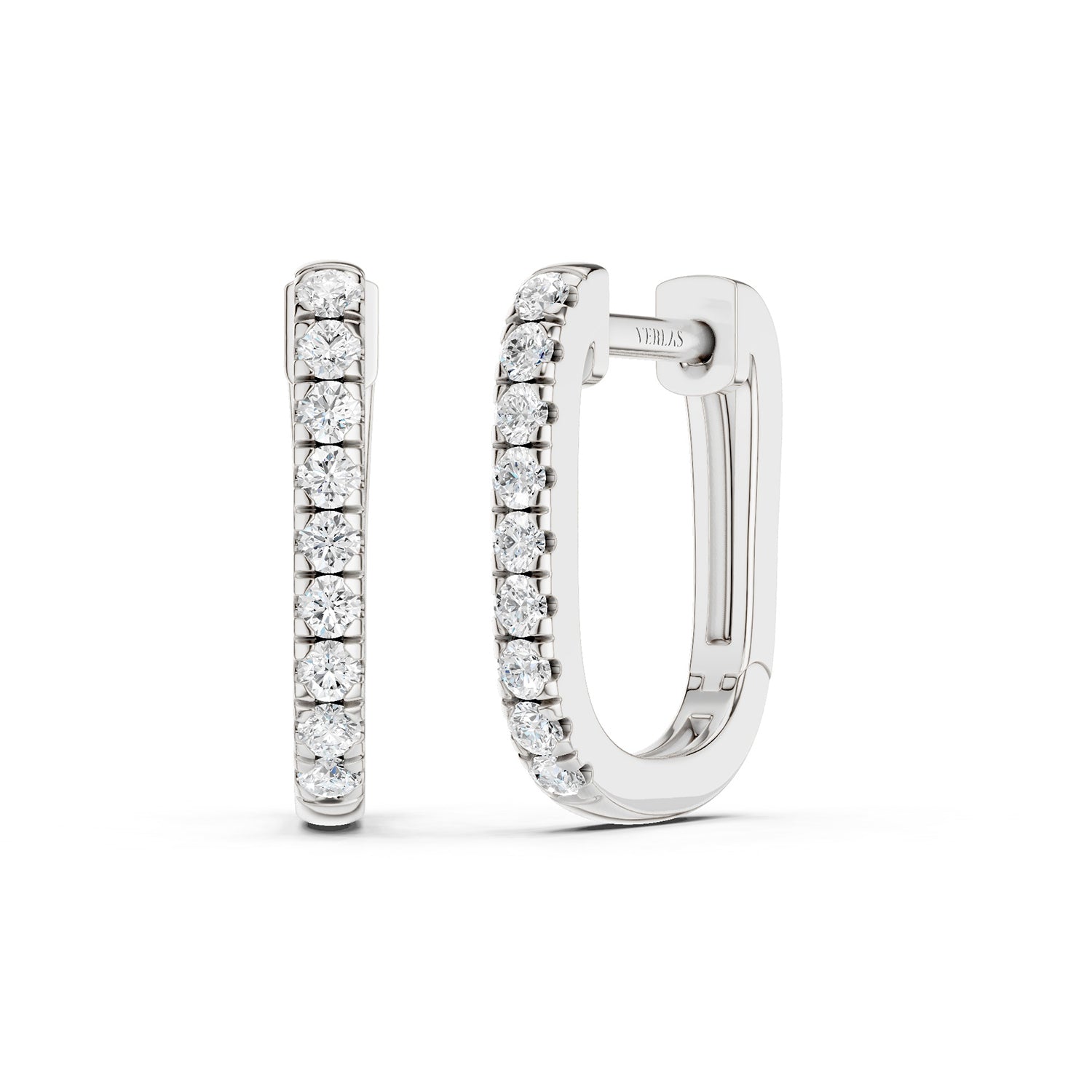 U Shape Huggie Hoops
