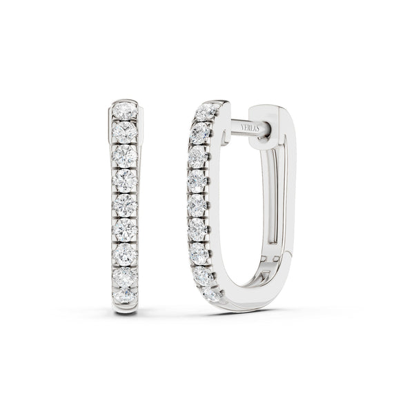 U Shape Huggie Hoops