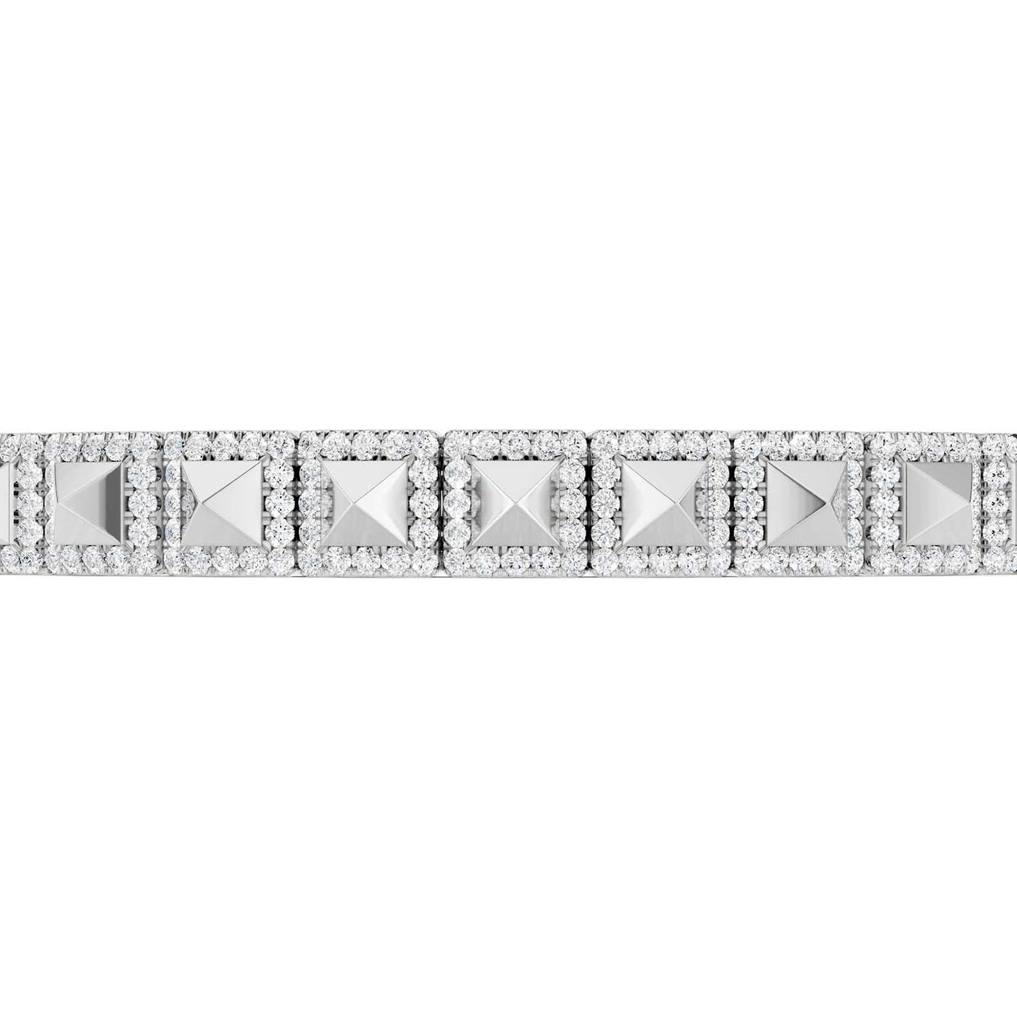 Zenyth Pyramid Luxe Geometric Bangle