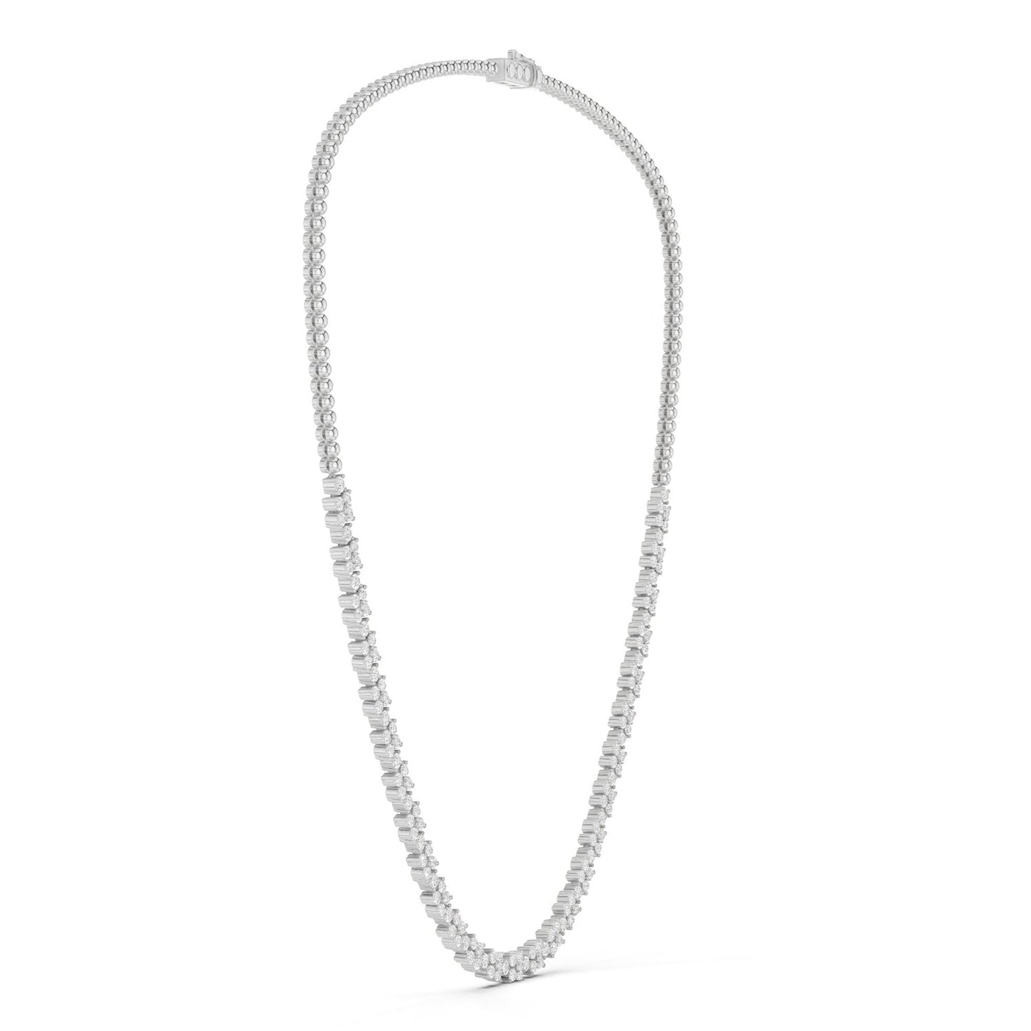 Alyssa Radiant Diamond Tennis Necklace