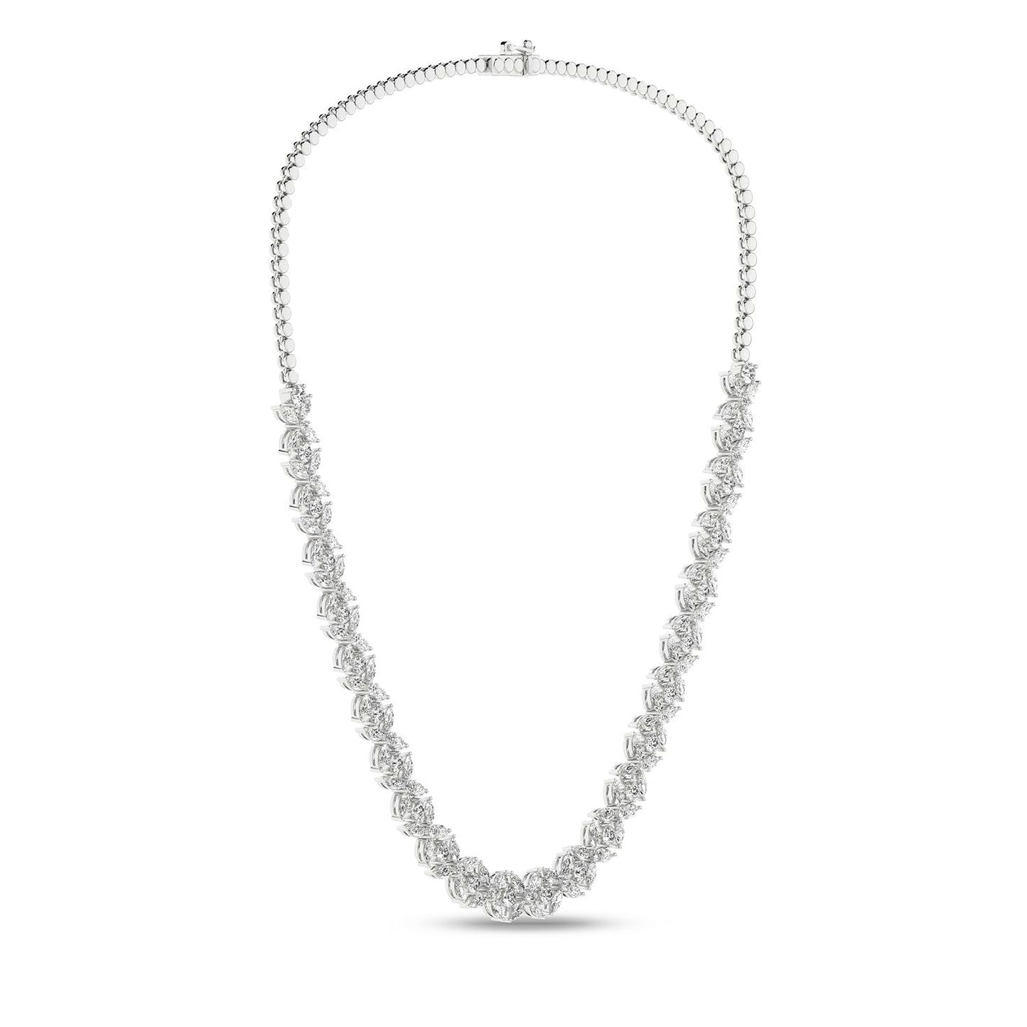 Alyssa Marquise Luxe Tennis Necklace