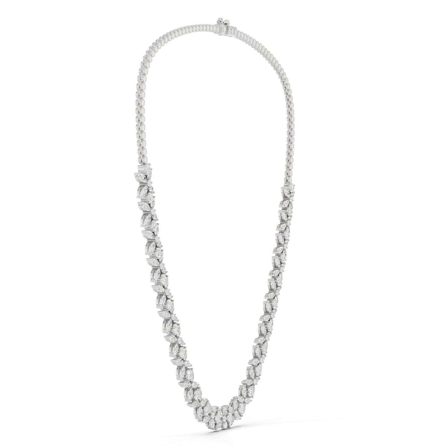 Alyssa Marquise Luxe Tennis Necklace