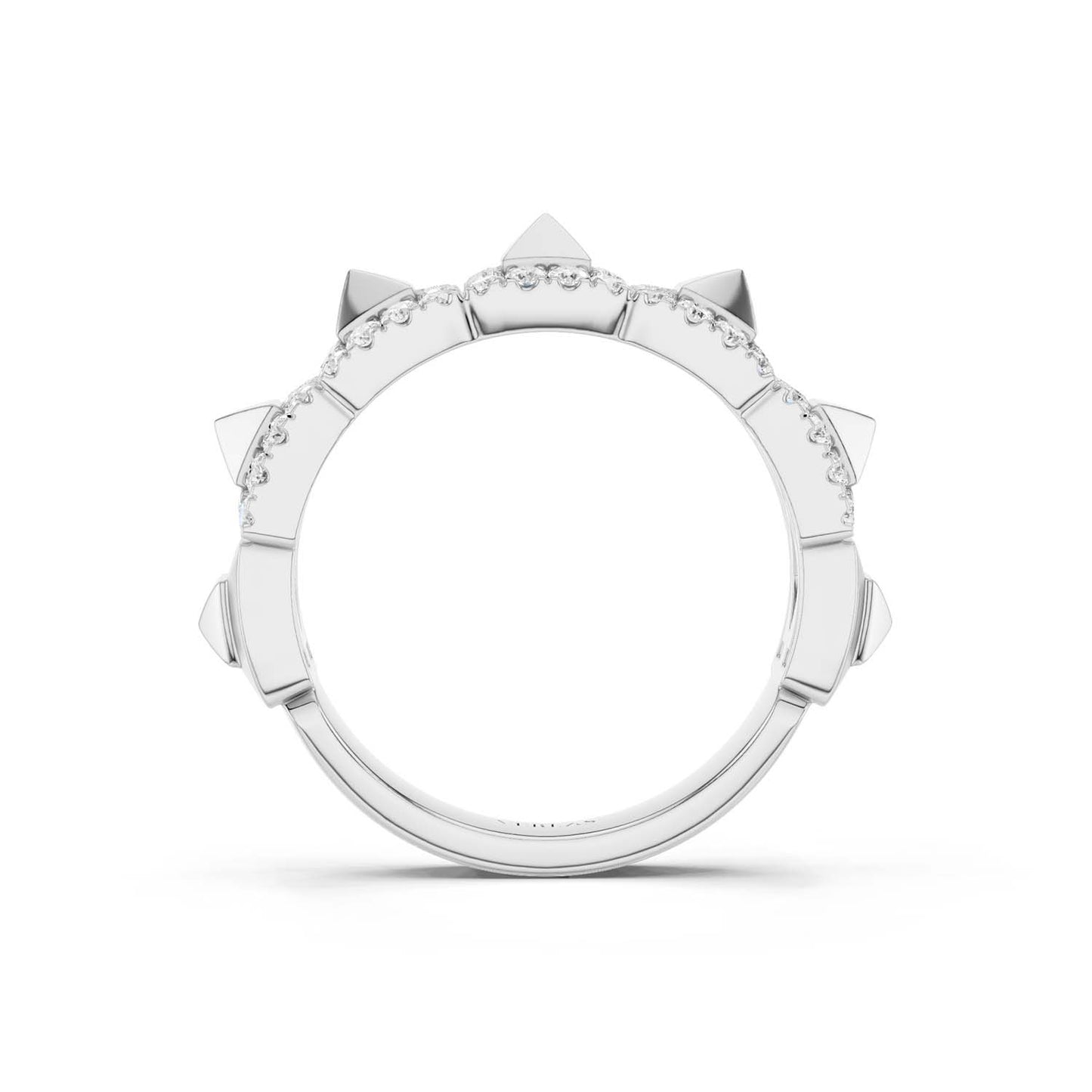Zenyth Pyramid Luxe Sleek Diamond Band