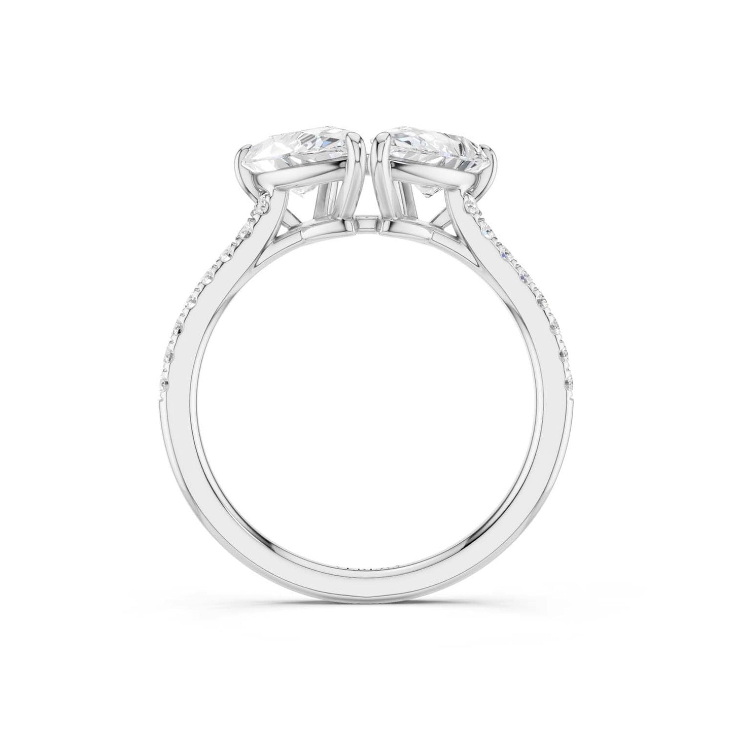 Double Pear Toi-et-Moi Signature Ring