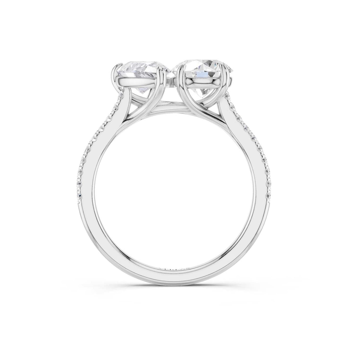 Pear Round Toi-et-Moi Signature Ring