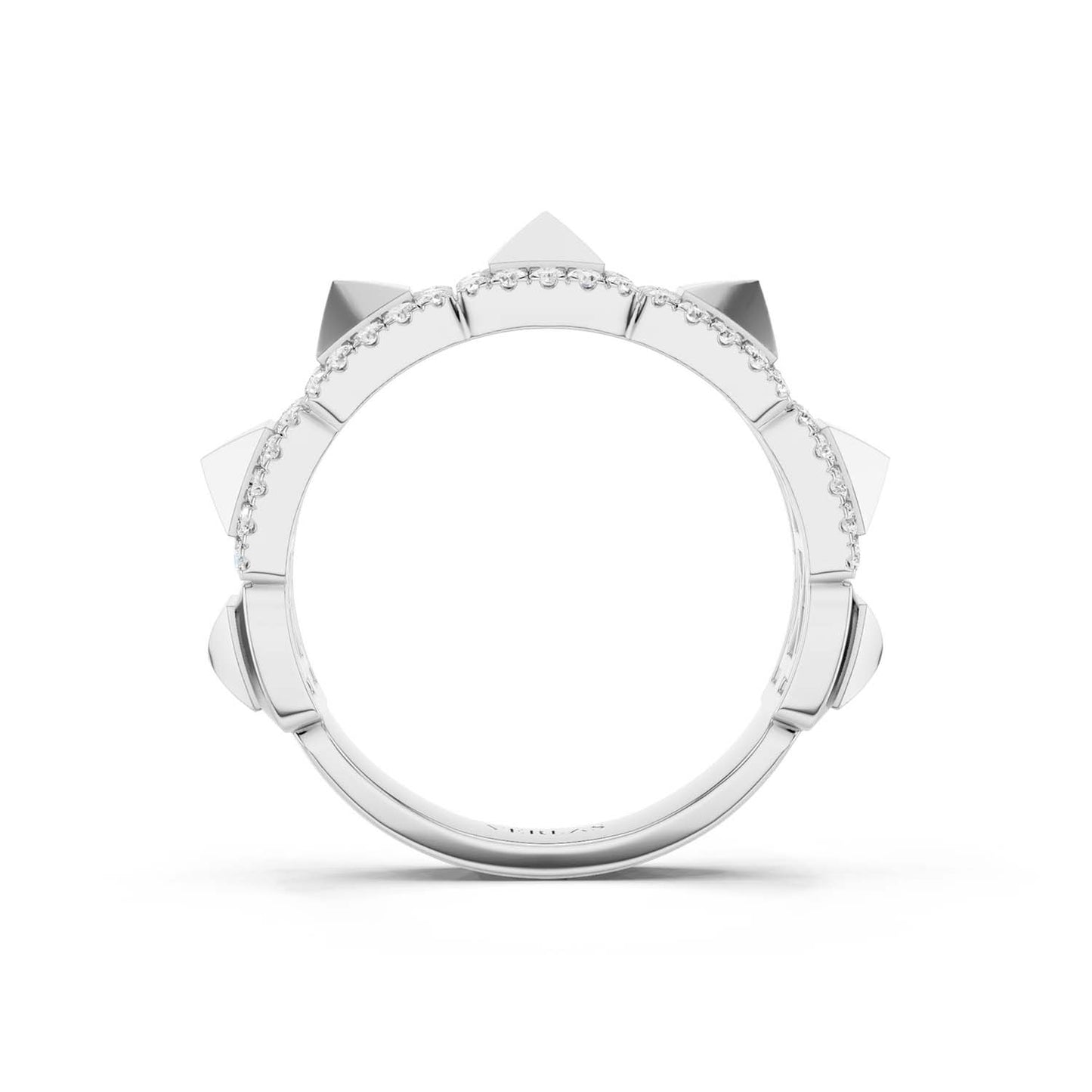 Zenyth Pyramid Luxe Statement Diamond Band