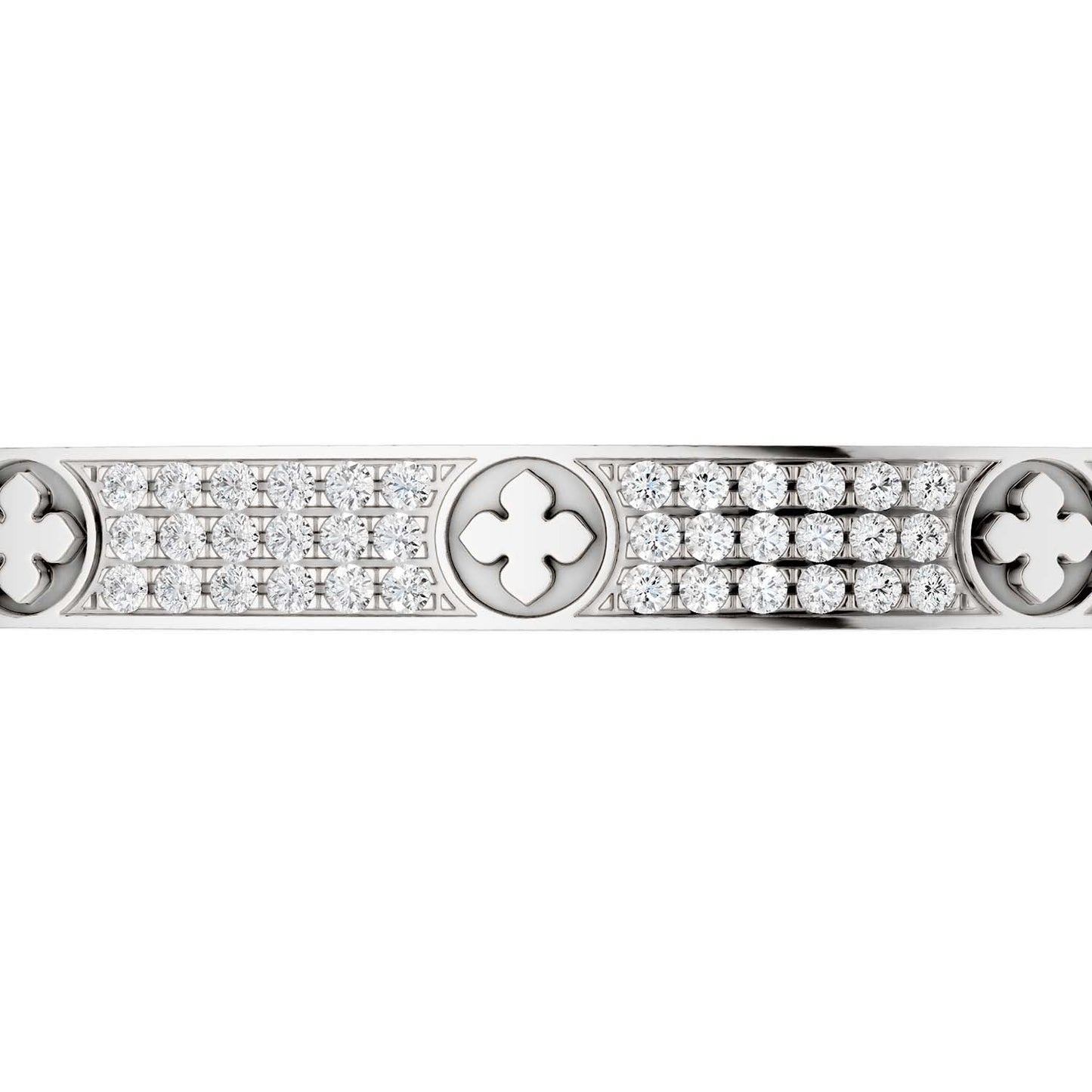 La Fleur 3-Rows Round Bangle