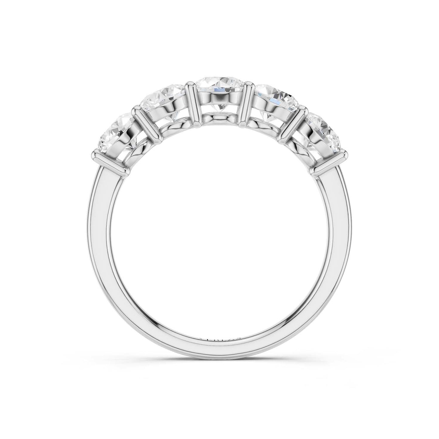 5-Stone Round Ring Medium