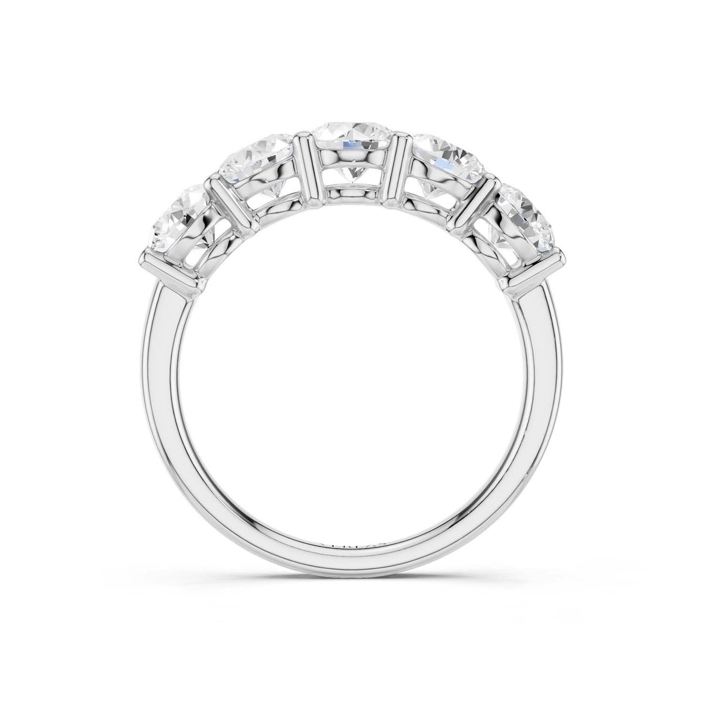 5-Stone Round Ring Large
