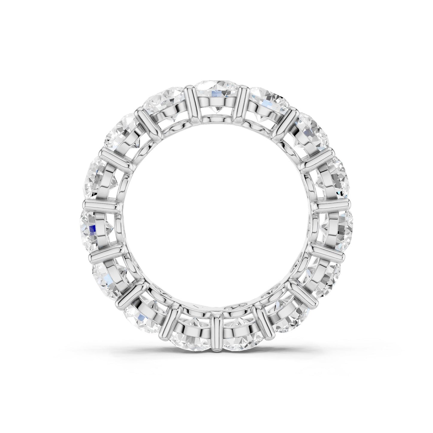 Round-Cut Eternity Band