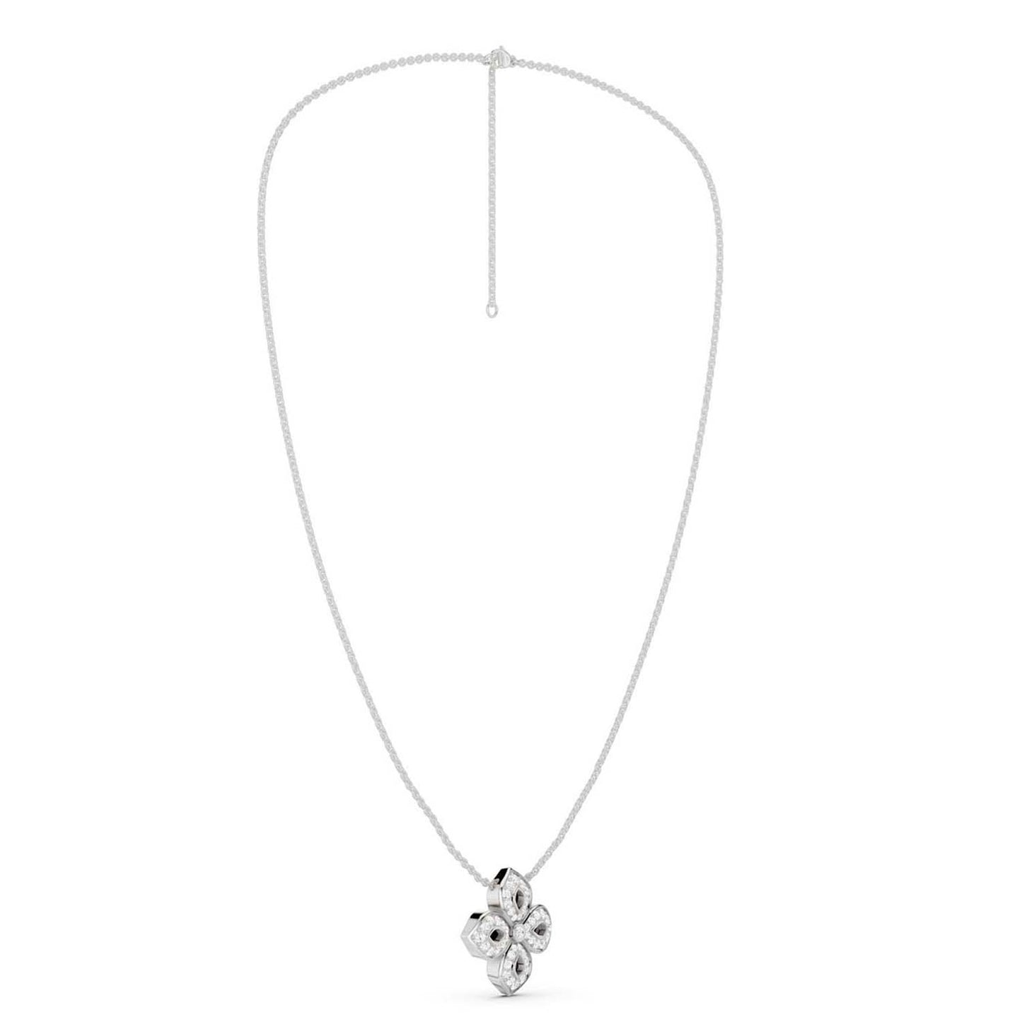 La Fleur Luxe Silhouette Pendant Necklace