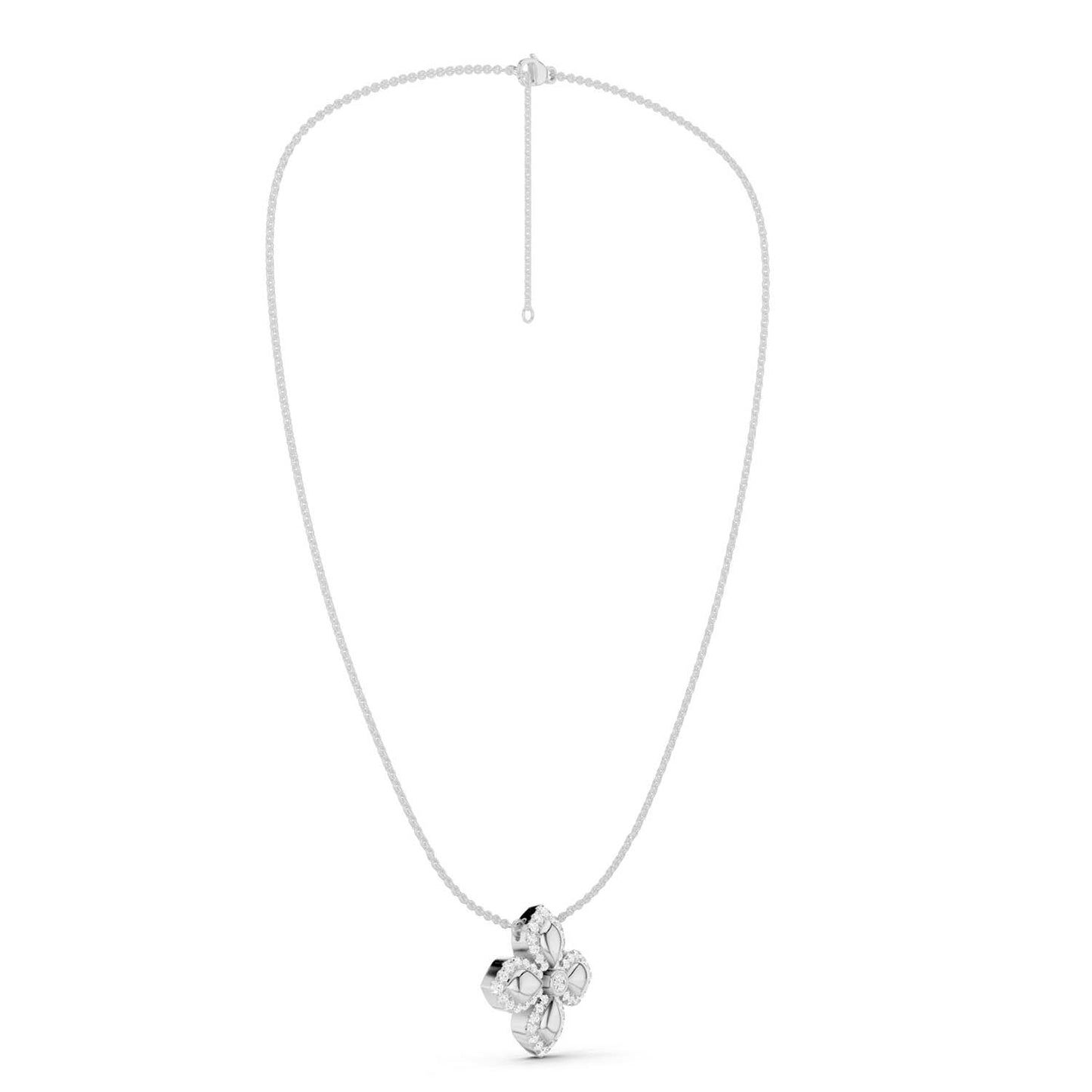 La Fleur Luxe Contour Pendant Necklace
