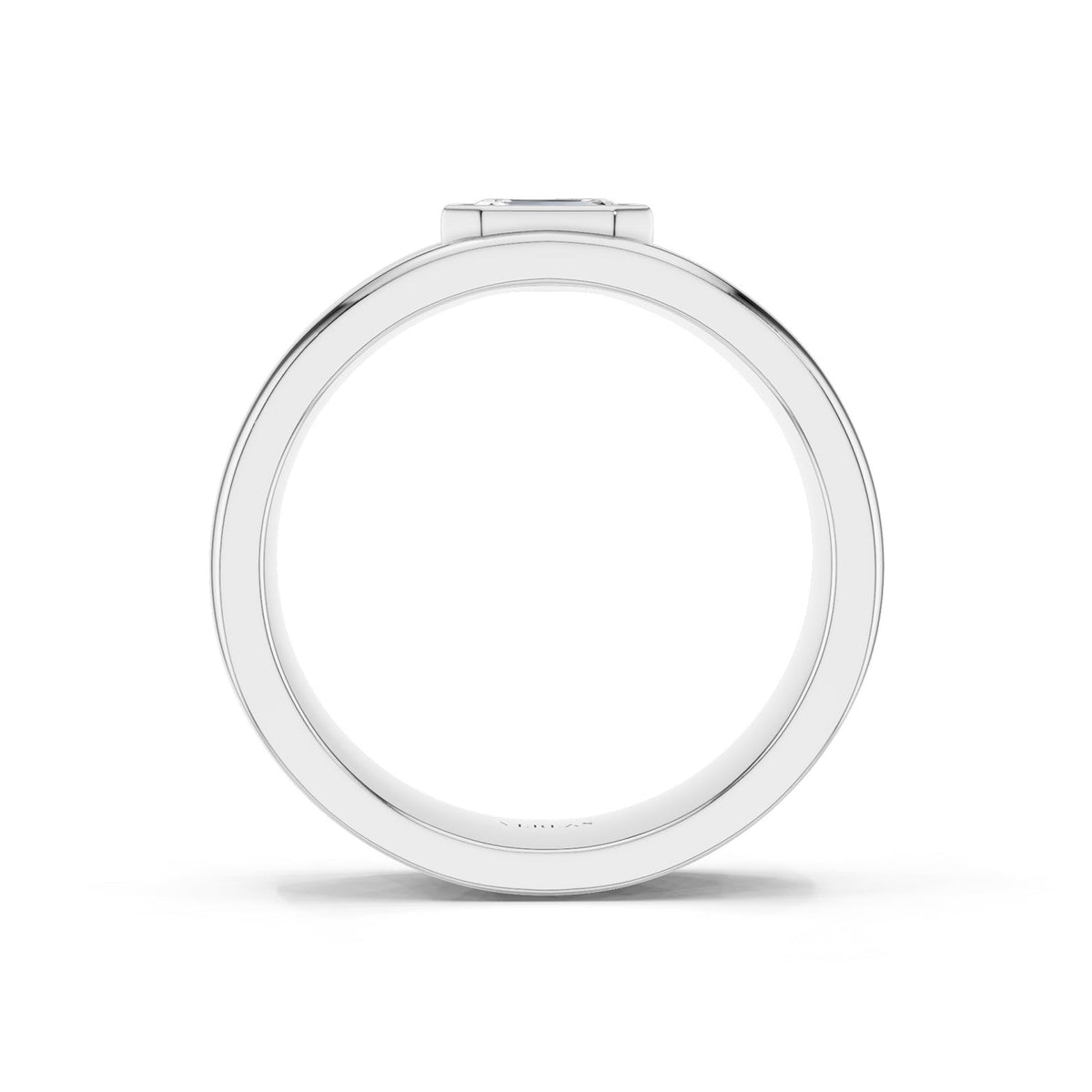 Emerald-Cut Encompassing Band