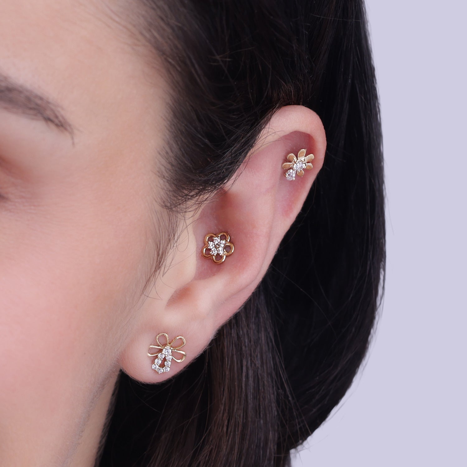 Open Bloom Studs