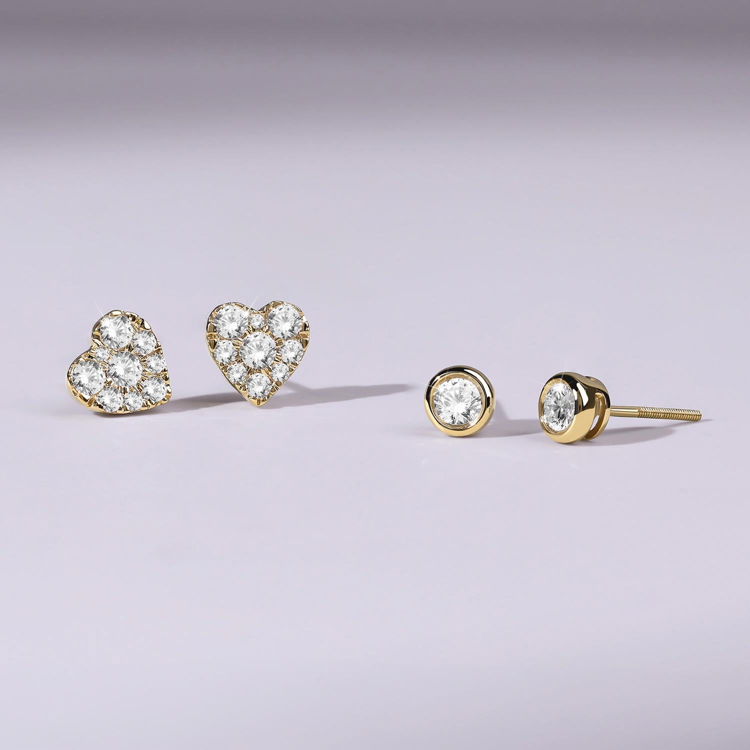 Radiant Heart Studs