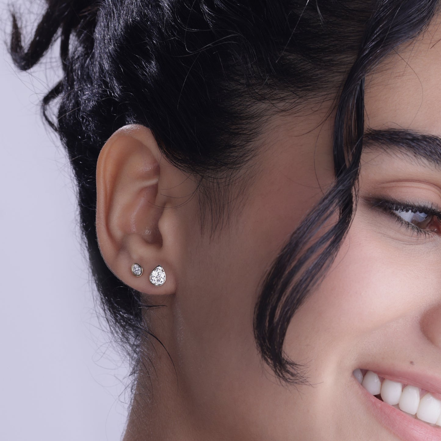 Dewdrop Cluster Studs