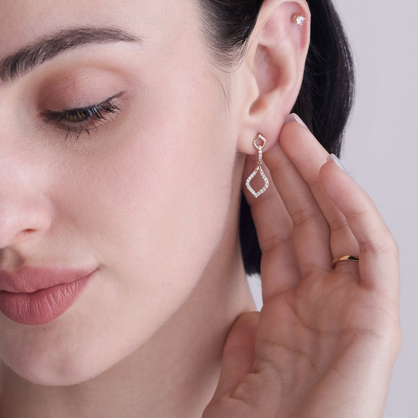 Knot Drop Earrings
