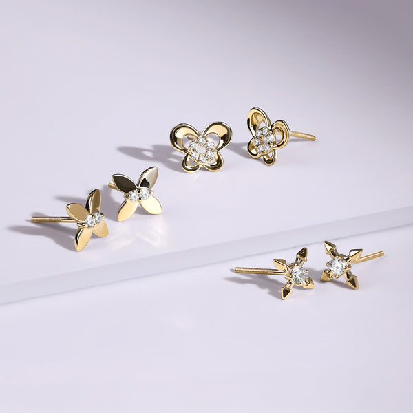 Butterfly Bloom Studs
