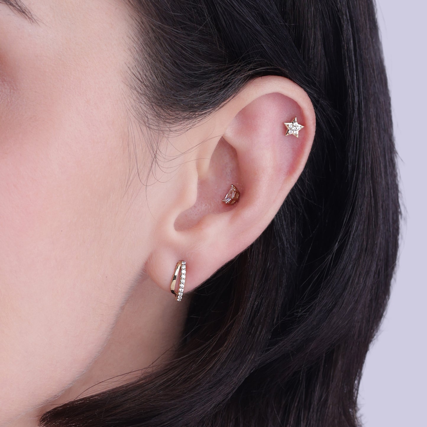 Double Open Hoops