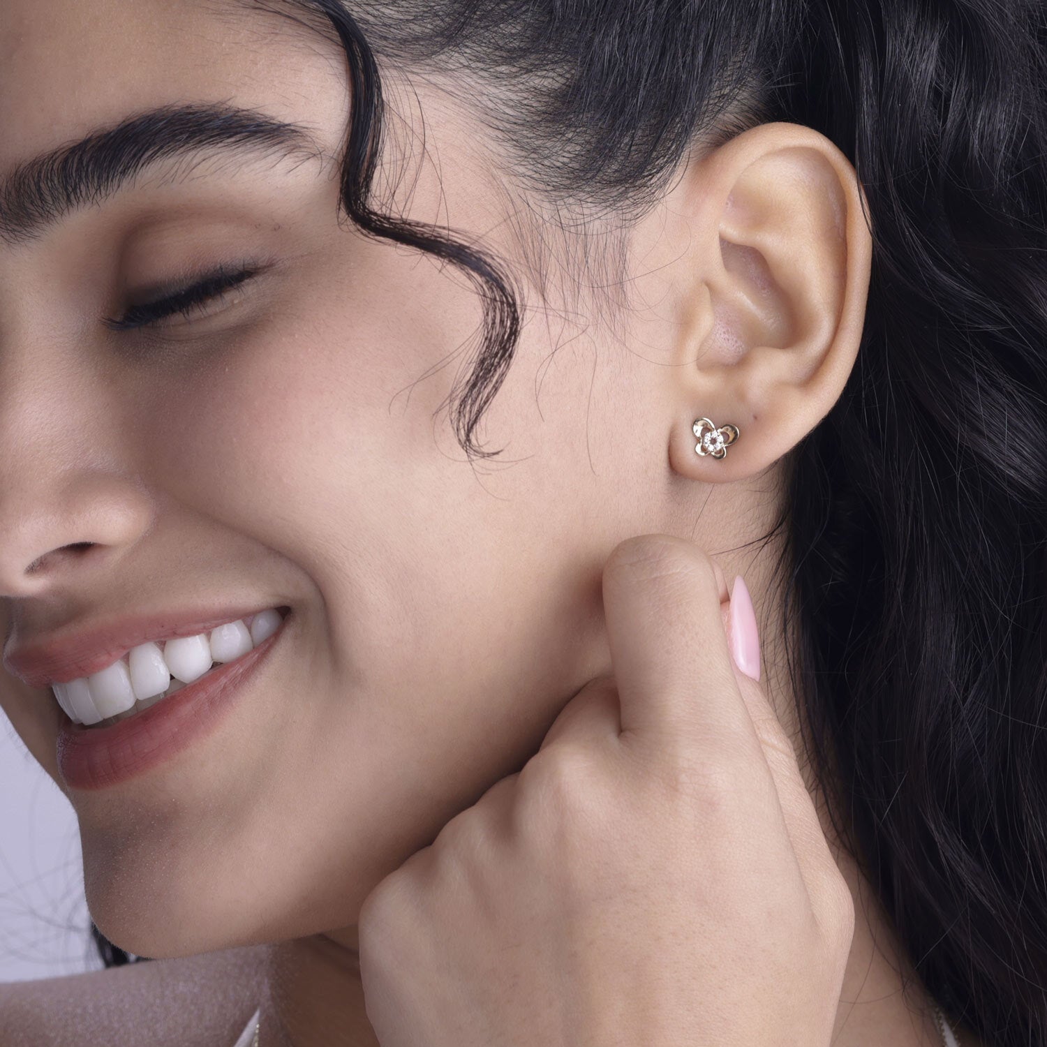 Halo Cluster Butterfly Studs
