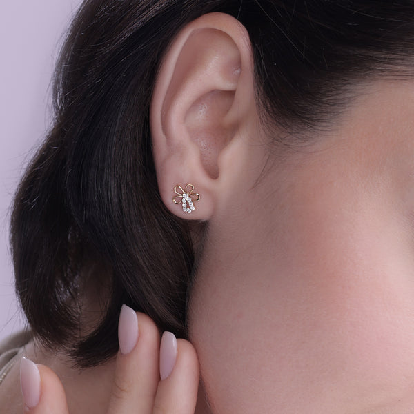 Floral Silhouette Studs