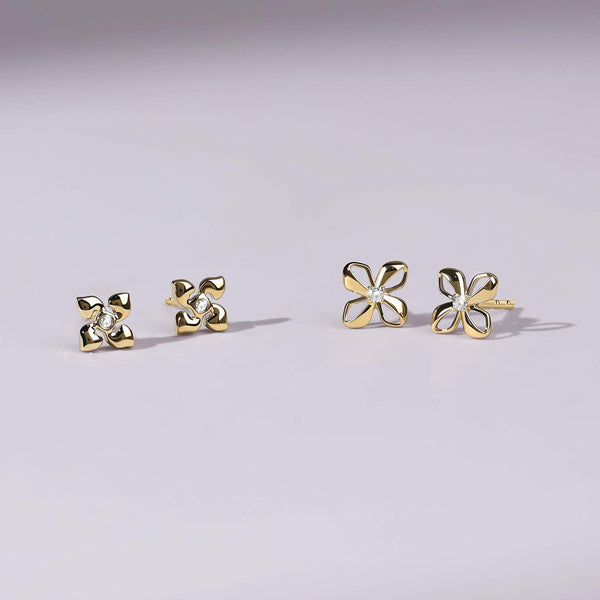 Contoured Petals Studs
